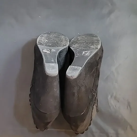 CHINESE LAUNDRY VANGO SUEDE WOMENS WEDGE BOOTIE - Picture 11 of 13